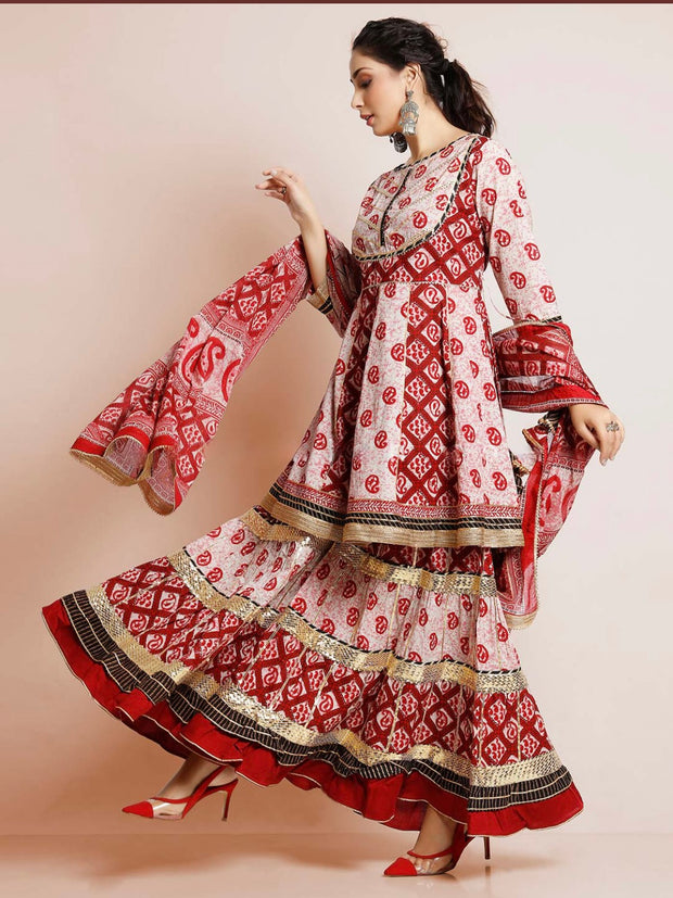 red white sharara