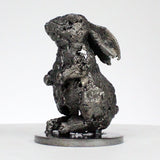 Lapin X Sculpture animalière metal - Lapin Acier Philippe Buil
