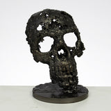 Vanitas XCIII - Skulptur Schädel Metall - Philippe Buil