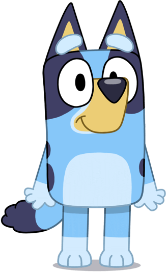 Bluey - Australian cartoon animated dog