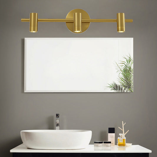 Blossom Bathroom Vanity Mirror Light Traditional Metal LED 2/3/4 Heads  Brass Wall Mounted Lamp - Clearhalo