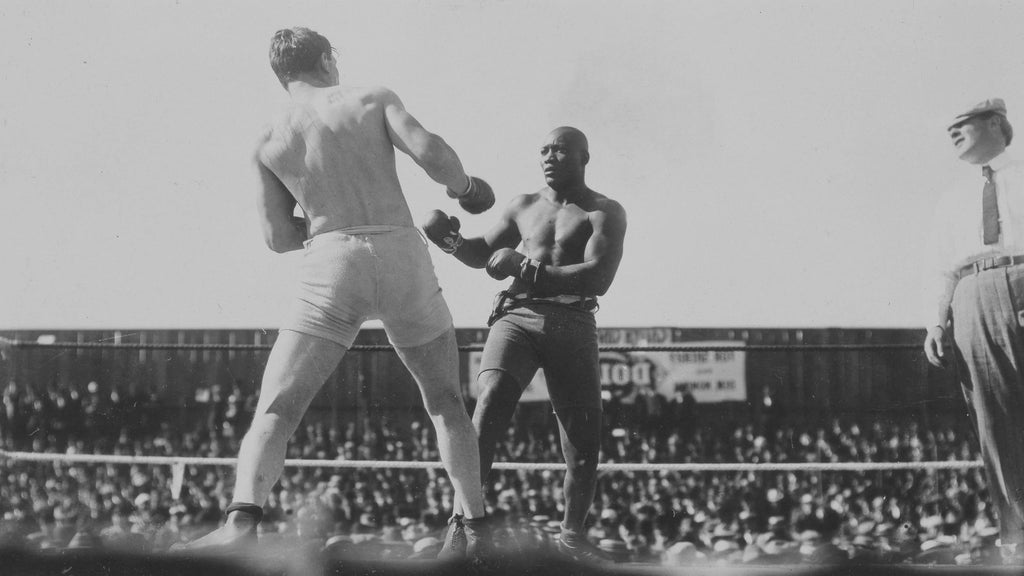 History was made when Jack Johnson overcame Tommy Burns (Image: Holland Sentinel).
