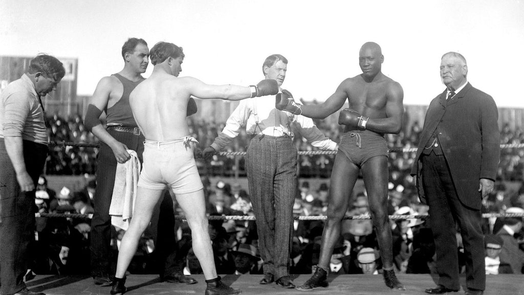 Jack Johnson worked his way to a title fight and wasn't going to be denied.