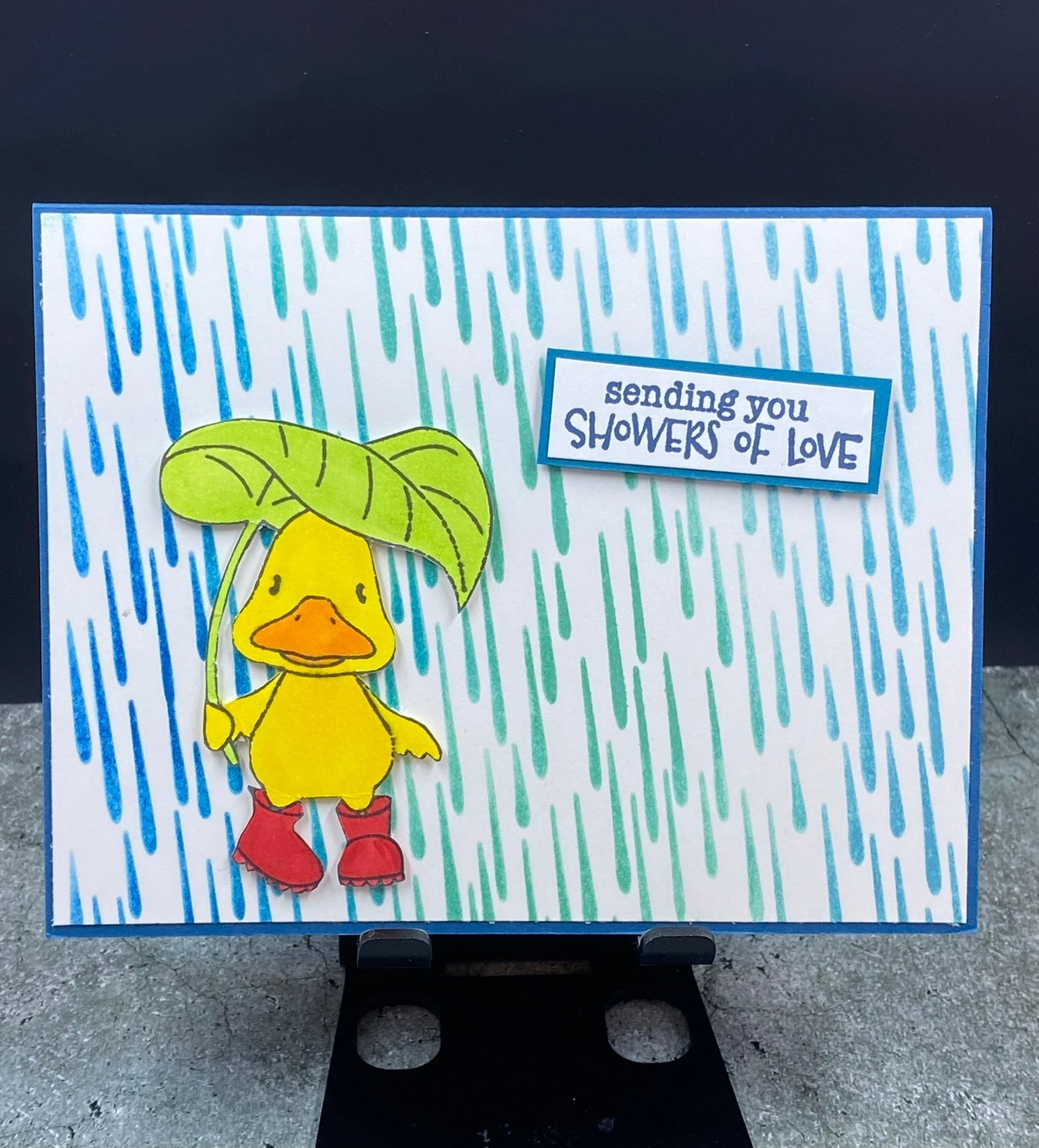 Sending You Showers of Love with Duck in The Rain