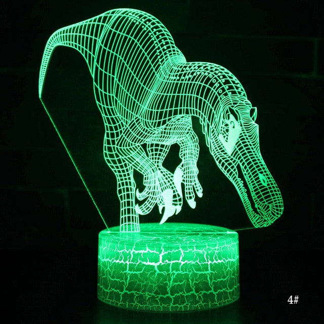 3d dino light