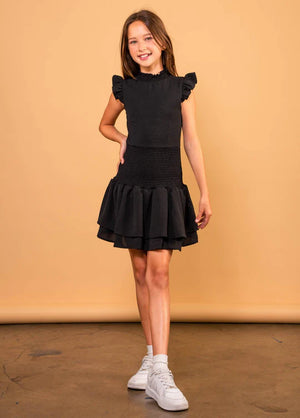 Miss Behave Selena Dress -Black* - EverHayes Tween to Teen
