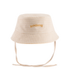 Reversible sun hat "Sunshine / Ocre Striped"
