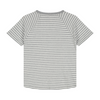 Organic Crewneck T-Shirt "Grey Melange - Off White"