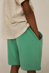 Organic Bermuda Shorts "Bright Green"