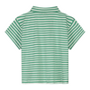Organic Short Sleeve Shirt "Bright Green - Off White"