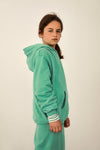 Organic Kapuzenpullover "Hoodie Bright Green"