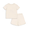 GOTS Shirt & Shorts Set "Famo Ciao Limone Birch"