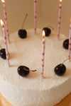 Birthday Candles "Cherry", set of 12