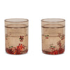 Glitter Cups "Cherry" set of 2