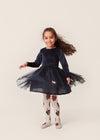 Kleid mit Tüllrock "Florine Dress Total Eclipse", 18M (86) & 2J (92)