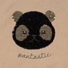 Pailletten Sweatshirt "Lou Sequin Panda Oxford Tan", 18M (86)