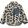 Sherpa Jacke für Erwachsene von Liewood hell Leopard gefleckt