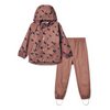 Softshell Junior Rainwear Set "Parker Horses / Dark Rosetta"