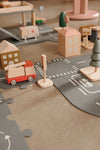 Strassen-Set "Village Roads Set Ash Grey / Sandy", 10er-Pack