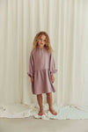 Organic Muslin Dress "Lilou Lavender"