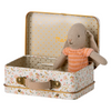 Micro Bunny in a Suitcase - coral