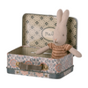 Mikro Kaninchen im Koffer - braun