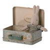 Micro Rabbit in a Suitcase - green