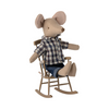 Rocking Chair, Mouse - light brown