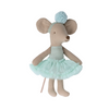 Ballerina Mouse "Little Sister" - light mint