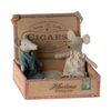 Mom and Dad Mice in Cigarbox