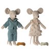 Mom and Dad Mice in Cigarbox