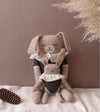 Alpaca Wool Knit Toy "Bunny Black Bodysuit"