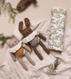 Alpaca Wool Knit Toy "Bunny Oat Bodysuit"