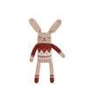 Alpaka Wolle Kuscheltier "Bunny Sienna Jacquard Sweater"