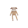 Alpaka Wolle Kuscheltier "Puppy Ochre Striped Jumpsuit"