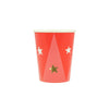 Paper Cups "Circus", set of 8