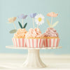 Cupcake Kit "Flower Garden", set of 12