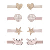 Hair clips "Cecil Crab Mini Clips" set of 8