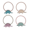 Hair ties “Dino Ponies” set of 4