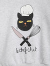 Organic Sweatpants "Chef Cat", 4-5J & 8-9J