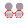 Sunglasses "Flip Up Red"