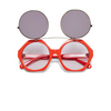 Sunglasses "Flip Up Red"