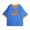 Organic Oversize T-Shirt "Squirrel" - blue
