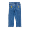 Organic Straight Denim Jeans, 8-9J (128/134)