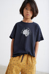 Organic Slub Shirt "Trésors Navy"