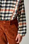 Recycled Check Plaid Blouse "Sara"