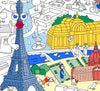 Poster zum Ausmalen "Coloring Poster Paris"