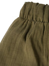 Organic Musselin Hose "Fisherman Pants Olive", 6-12M (74/80) & 3-4J (104)