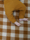 Rib Leggings "Brown", 6-12M