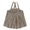 Organic Flannel Dress "Gingham Tribe Skirt"